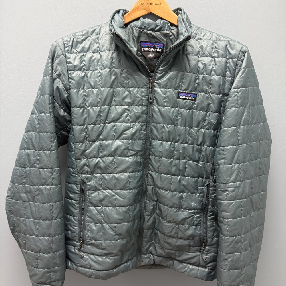 Patagonia Blue/Gray Quilted Jacket